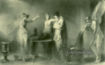 Psyche und ihre beiden Schwestern Rokoko Hedonismus Erotik Jean Honore Fragonard Ölgemälde